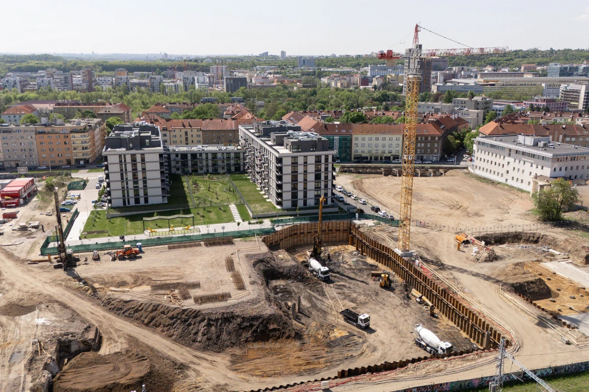 Construction of the next stage of Kolben Park continues as planned