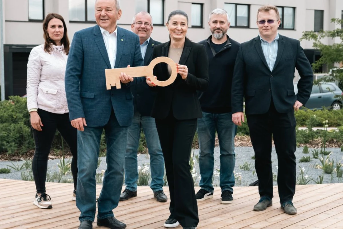 The new park in Březiněves was officially opened to the public