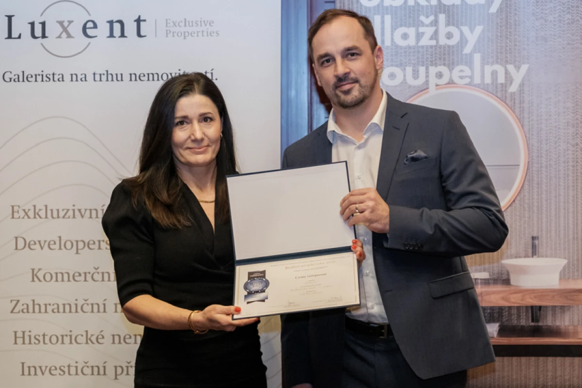 Kolbenova park získal ocenění v soutěži Realitní projekt roku 2022