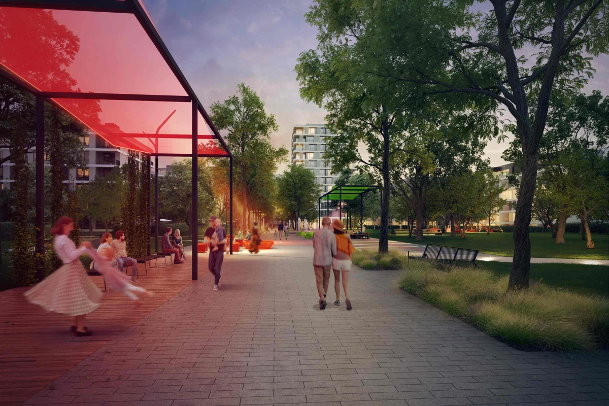 Virtuální prohlídka parku v prodejním centru Kolbenova park