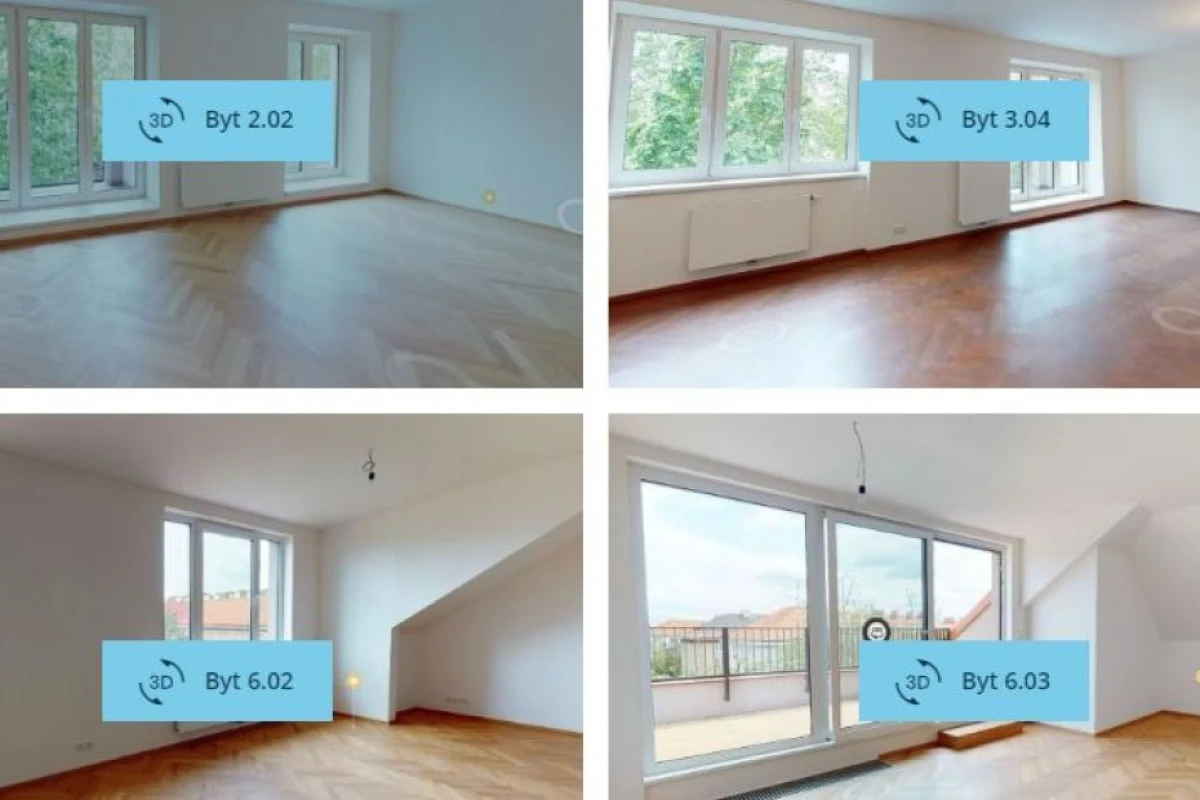 Prohlédněte si volné byty v Domě u Akátu v rámci virtuální reality