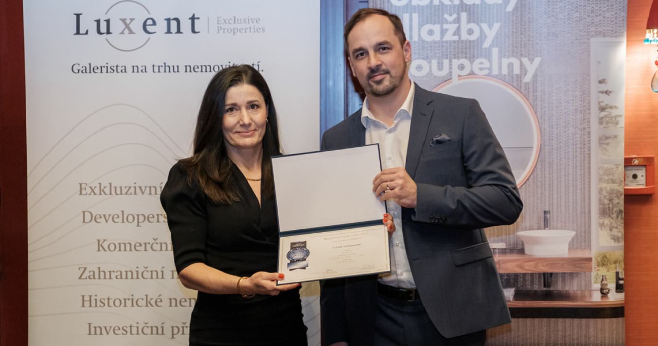 Kolbenova park získal ocenění v soutěži Realitní projekt roku 2022